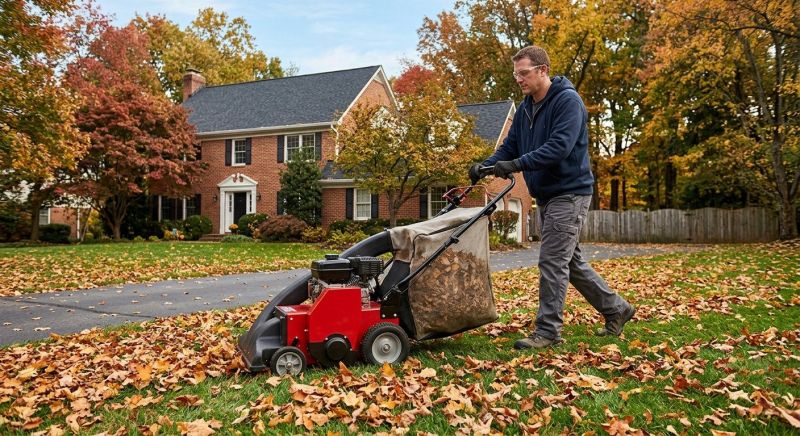 Leaves Vacuuming in Ventura County, CA
