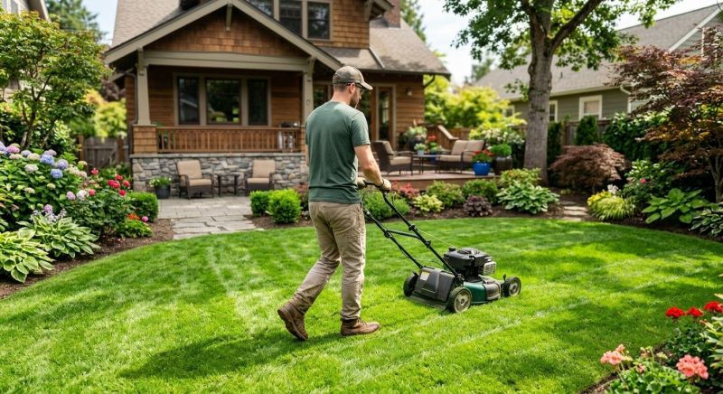 Routine Lawn Maintenance in Bowie, MD